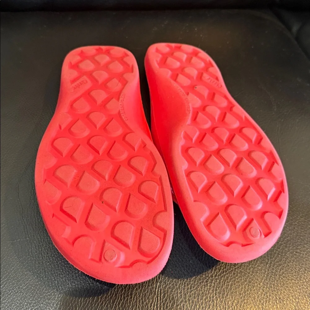 Tony Littles Cheeks Red Sandals with Rhinestones - Picture 2 of 2